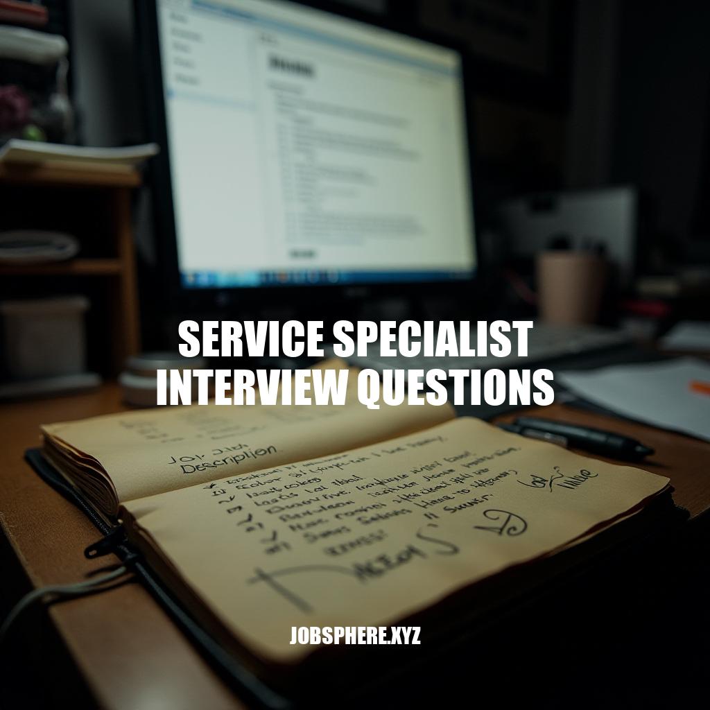 Ace Your Service Specialist Interview: Top Questions to Prepare