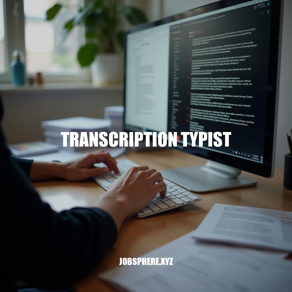 The Role of a Transcription Typist: A Guide to Accuracy and Efficiency